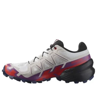 SALOMON Speedcross 6 “White Purple Red”