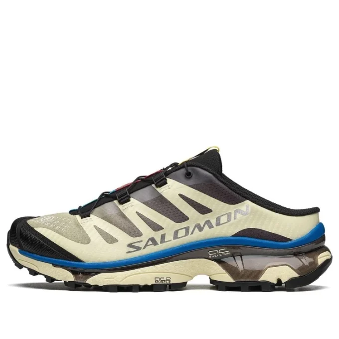 SALOMON x MM6 Maison Margiela XT-4 Mule “Transparent Yellow Lapis Blu”
