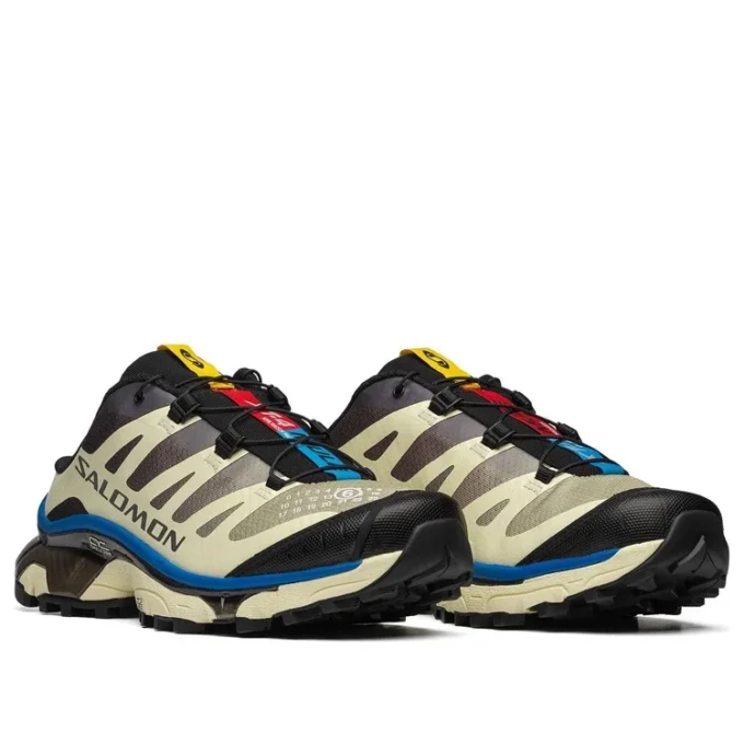 SALOMON x MM6 Maison Margiela XT-4 Mule “Transparent Yellow Lapis Blu”