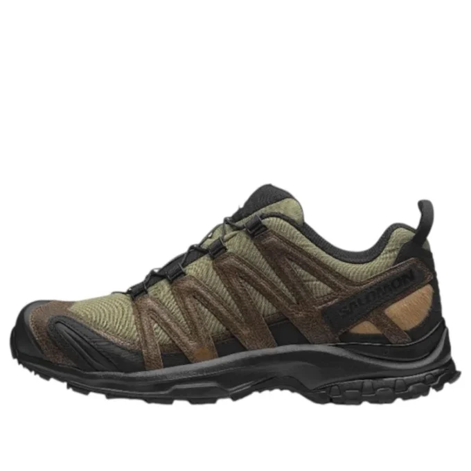 Salomon XA Pro 3D Distressed Leather “Dark Earth Black”