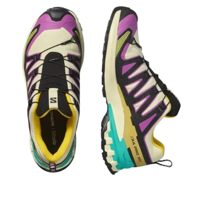 SALOMON XA Pro 3D V9 Gore-Tex “Transparent Yellow Black”