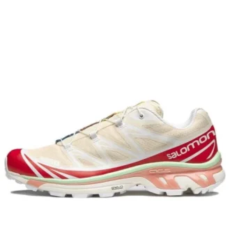 Salomon XT-6 “Shortbread Poppy Red Green Ash”