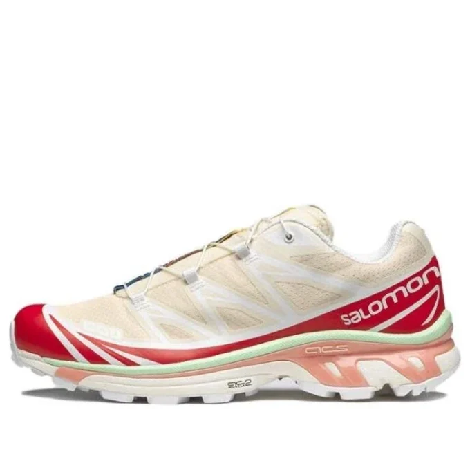 Salomon XT-6 “Shortbread Poppy Red Green Ash”