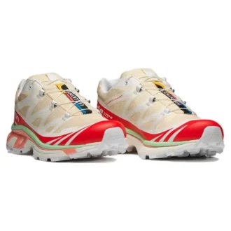 Salomon XT-6 “Shortbread Poppy Red Green Ash”