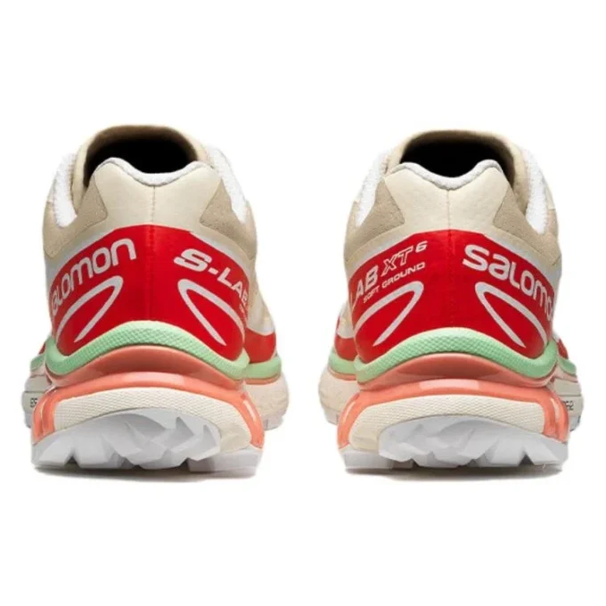 Salomon XT-6 “Shortbread Poppy Red Green Ash”