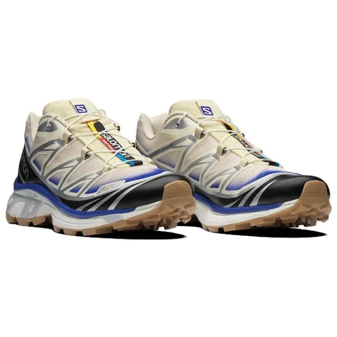 Salomon XT-6 Skyline “Bleached Sand Dazzling Blue”
